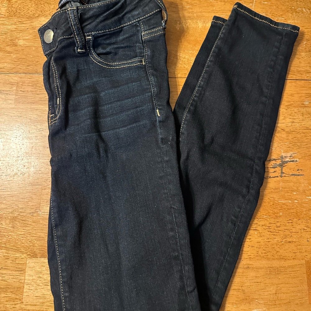 American Eagle Outfitters Blue Skinny Jeans with Stretch